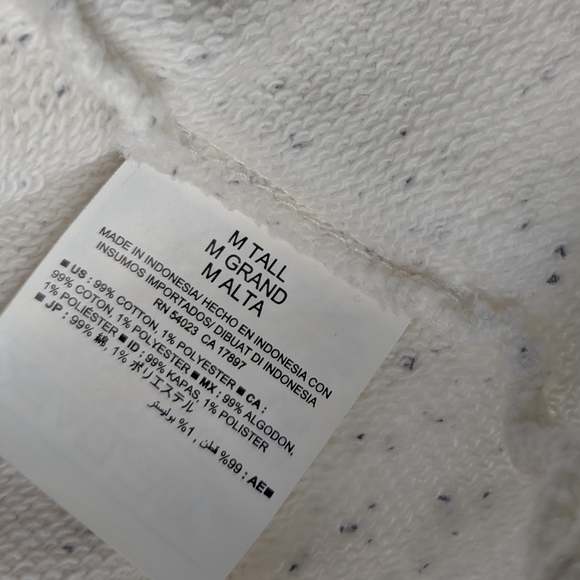 OLD NAVY V-Neck Drawstring Sweatshirt Dress M Tall - Picture 9 of 12